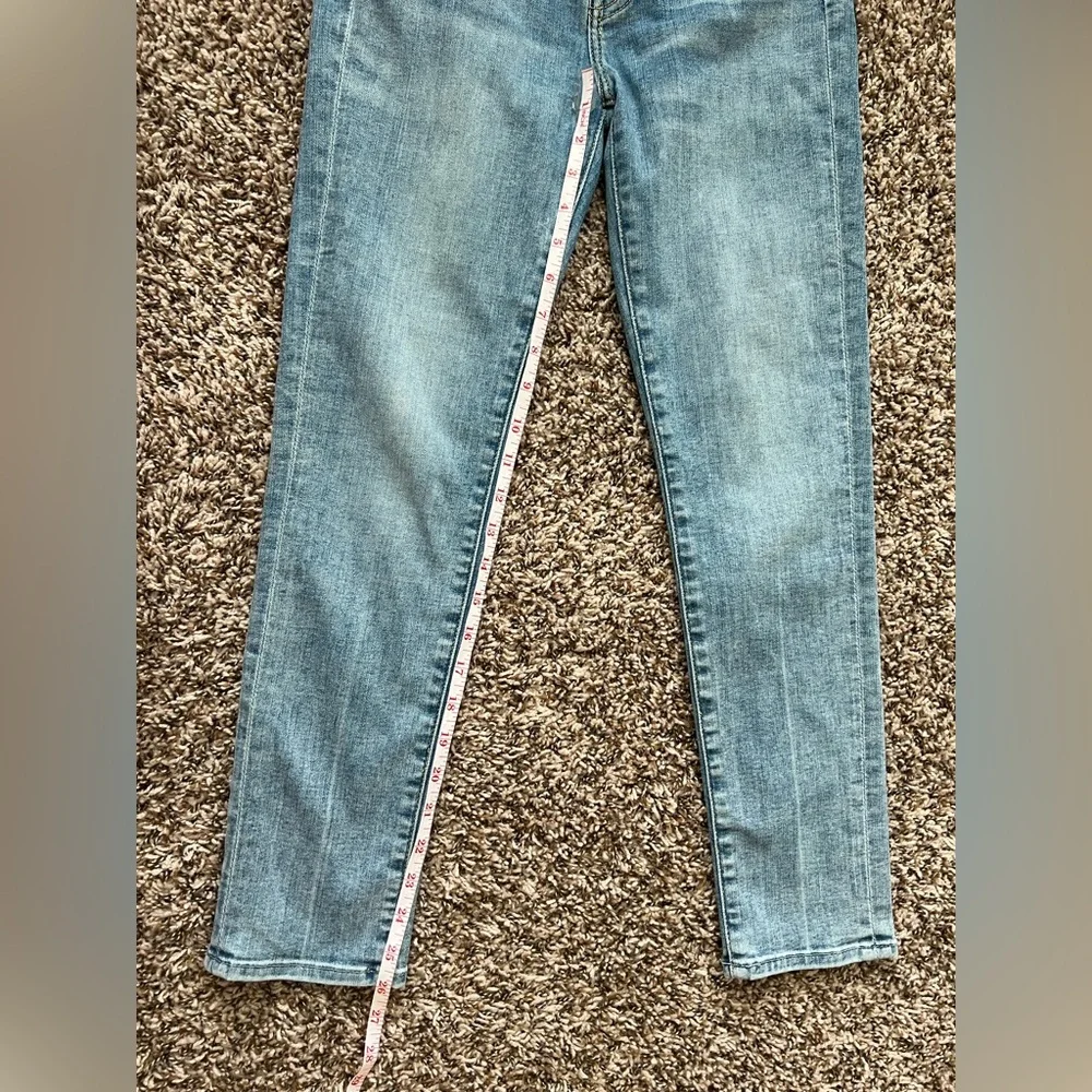 7 For All Mankind Skinny Jeans Women Size 23‎ Light Blue Denim (0647) - Picture 14 of 15